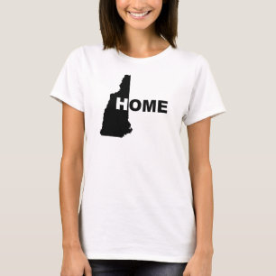 Camisetas New Hampshire Casa Longe do Estado