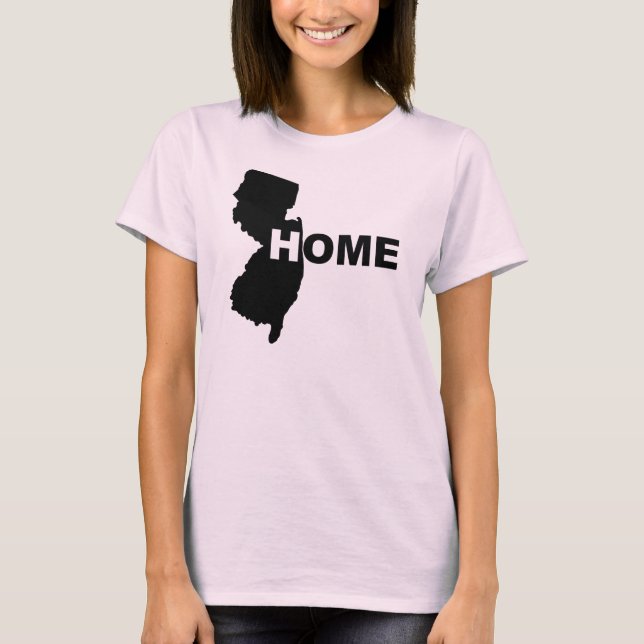 Camisetas New Jersey Casa Longe do Estado (Frente)