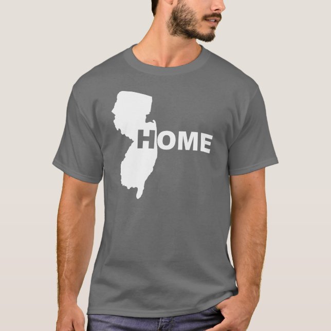 Camisetas New Jersey Casa Longe do Estado (Frente)