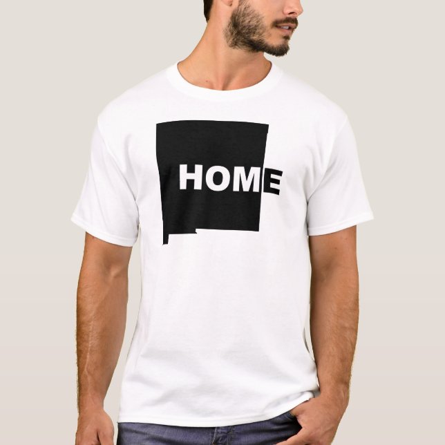 Camisetas New Mexico Casa Longe do Estado (Frente)