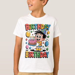 Camisetas Nostálgicas de Aniversário de Desenhos A