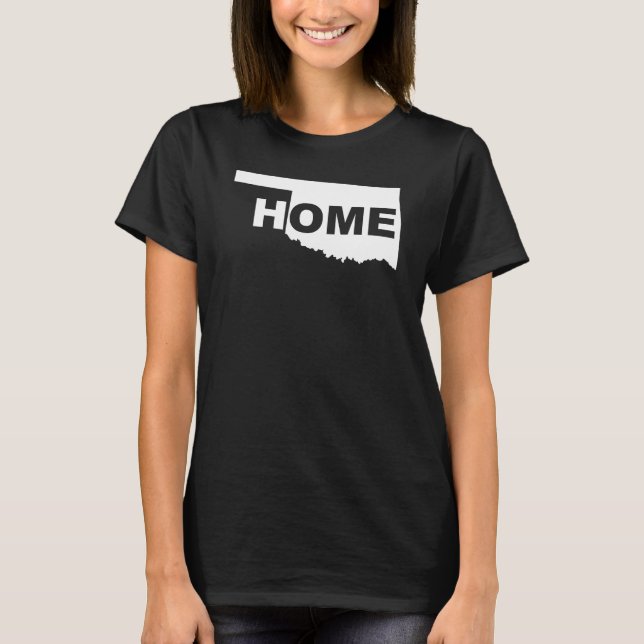 Camisetas Oklahoma Casa Longe do Estado (Frente)