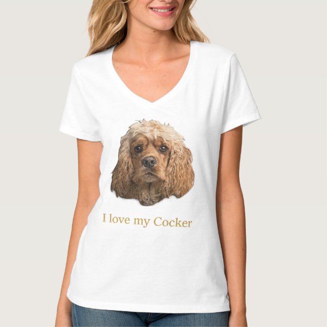 Camisetas Panelas de Cocker (Frente)