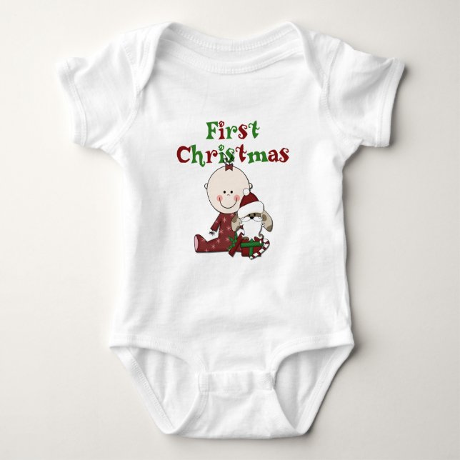 Camisetas para bebês e Papais noeis (Frente)