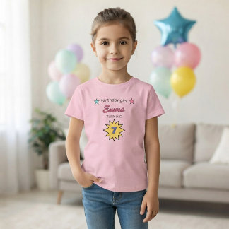 Camisetas para Crianças Crie Seu Próprio Aniversár