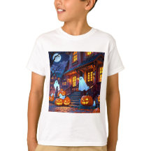 Camisetas para crianças do Halloween