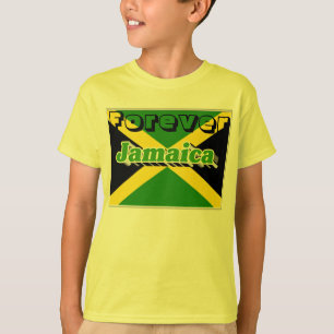 camisetas para crianças patriotas da Jamaica