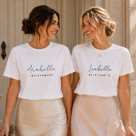 Camisetas para Damas de Honra | Camisa Personaliza