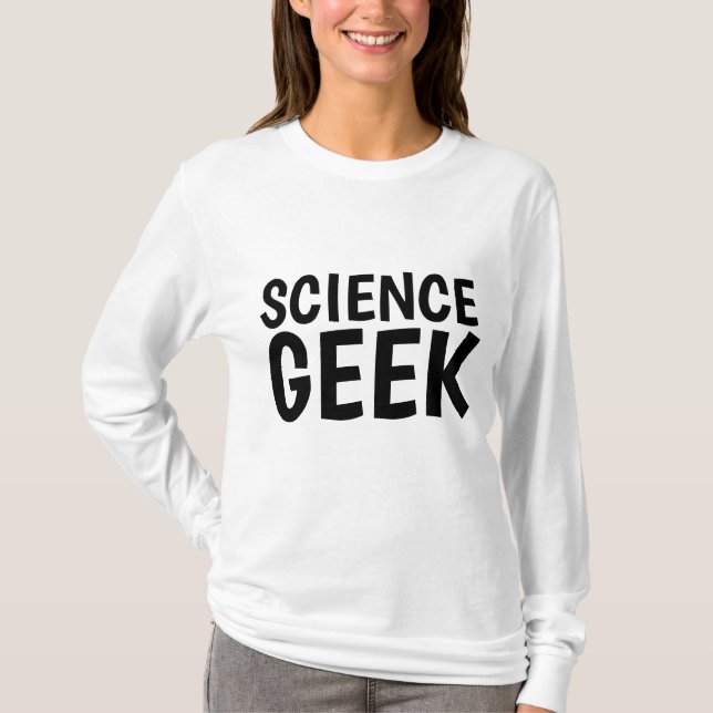 CAMISETAS PARA GEEK DE CIÊNCIA (Frente)