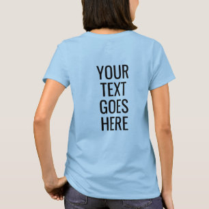 Camisetas para mulheres Impressão traseiro Modelo