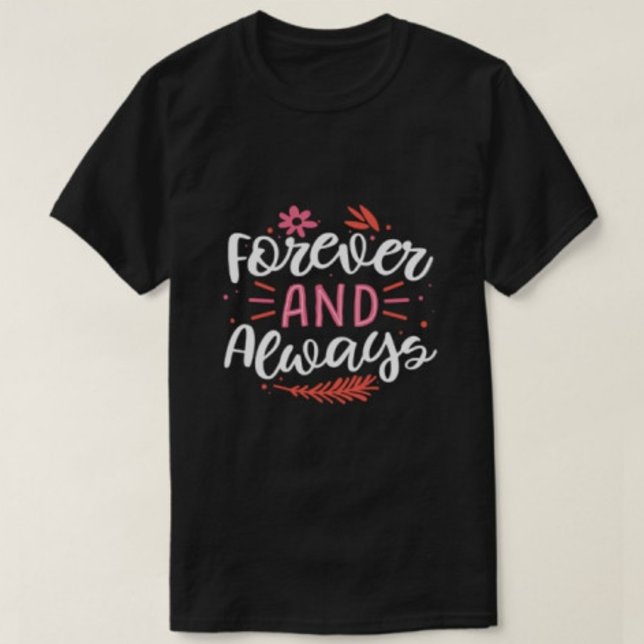 Camisetas para sempre e sempre modernos (Criador carregado)