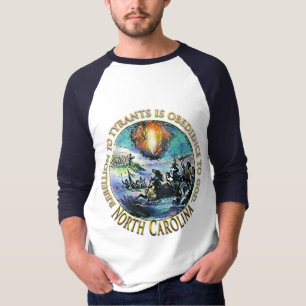 Camisetas patriotas da Carolina do Norte