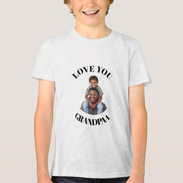 Camisetas Personalizadas com Foto do Avô (Frente)
