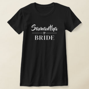 Camisetas personalizadas da Equipe da Noiva, Camis