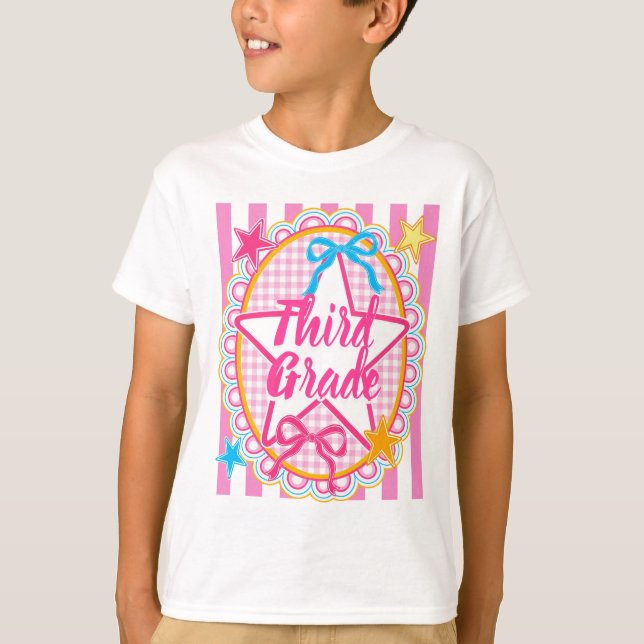 Camisetas Personalizadas de Volta às Aulas para Pr (Frente)