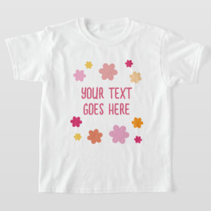 Camisetas Personalizadas e Coloridas para Meninas