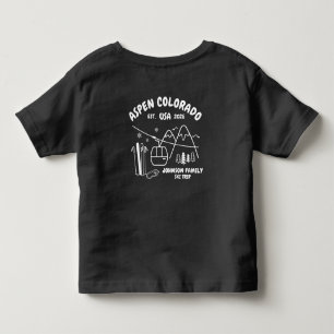 Camisetas Personalizadas para Viagem de Esqui Famí
