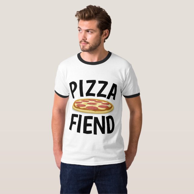 Camisetas PIZZA FIEND (Frente Completa)