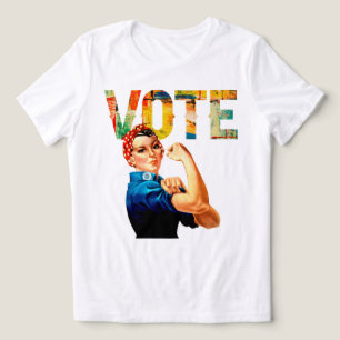 Camisetas Políticas Votação Rosie a Rebitadeira pa