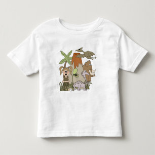 Camisetas pré-históricas e presentes