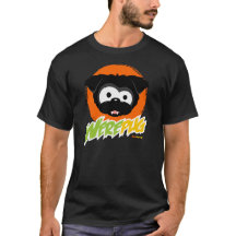 Camisetas pretas da obscuridade de WerePug