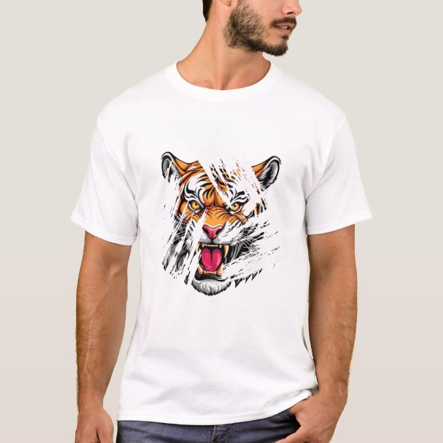 Camisetas Raias de Tigre (Frente)