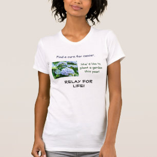 Camisetas Relay for Life Encontre uma cura para o
