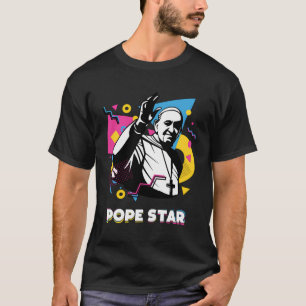 Camisetas Religiosas Engraçadas Para Homens - Pope