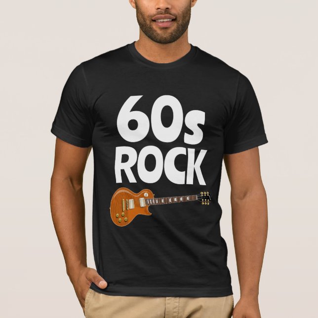 camisetas ROCK BLACK T-SHIRTS, 60s (Frente)