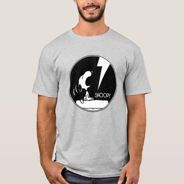 Camisetas Rock | Snoopy Howling (Frente)