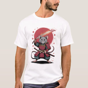 Camisetas Samurai Rat Masculinas