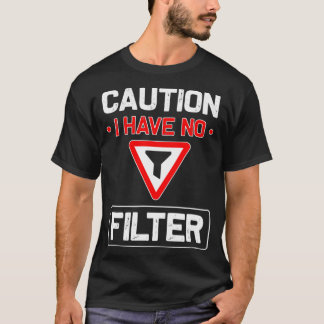 Camisetas sarcásticos para homens mulheres Cuidado