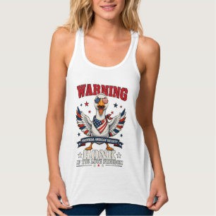 Camisetas sem manga Angry Goose 4 de Julho