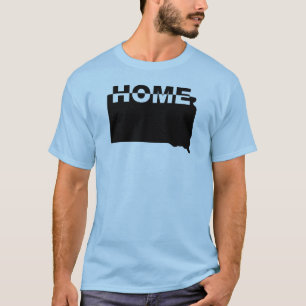 Camisetas South Dakota Casa Longe do Estado