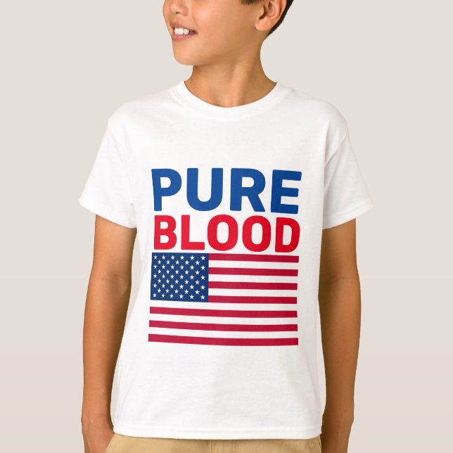 CAMISETAS T-SHIRTS DE CRIANÇAS DE SANGUE (Frente)