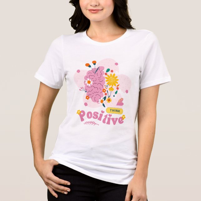 Camisetas Think Positive Girls (Frente)