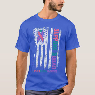 Camisetas Tireóide Apoio Esquadrão Conscientização