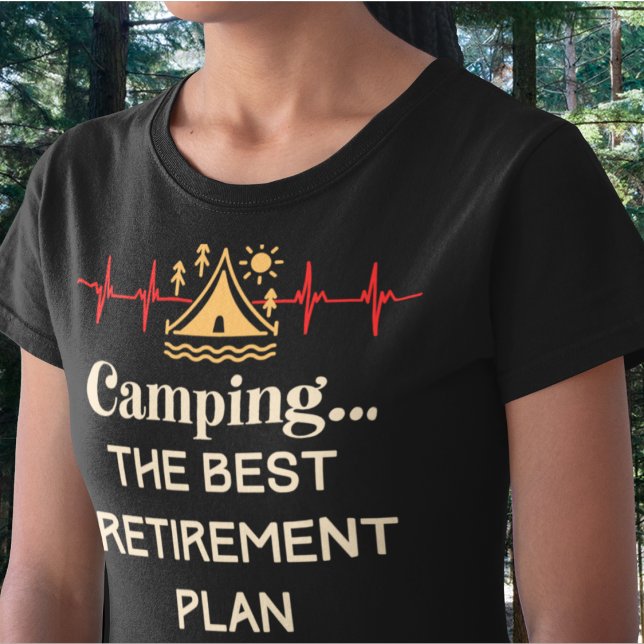 Camisetas Unisex de Aposentação e Camping (Criador carregado)