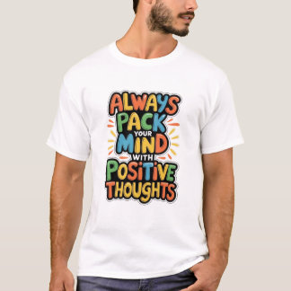 Camisetas Unisex Pensamentos Positivos