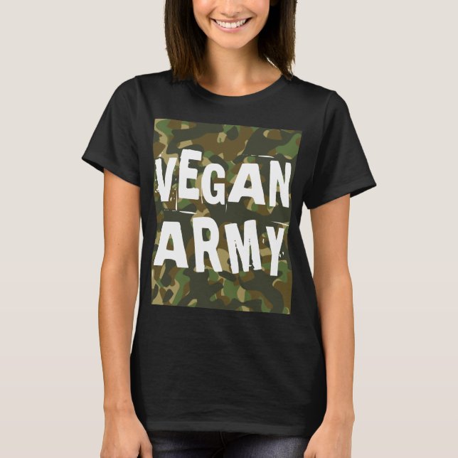 CAMISETAS VEGAN ARMY (Frente)