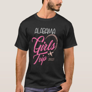 Camisetas Viagem de Meninas Alabama 2025 Feminino