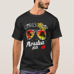 Camisetas Viagem de Meninas Aruba 2025 Fim de Sema