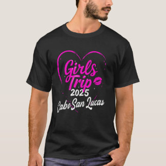 Camisetas Viagem de Meninas Cabo San Lucas 2025 Fi