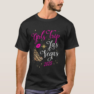 Camisetas Viagem de Meninas Las Vegas 2025 Anivers