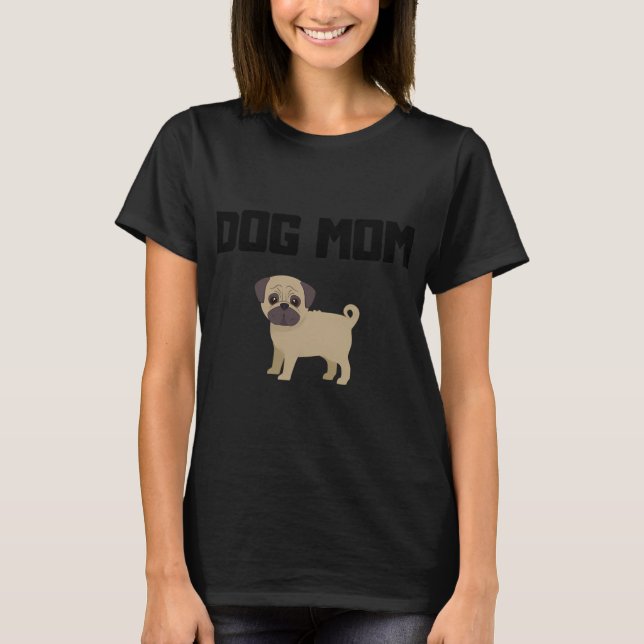 Camisetas vibrações de mãe de cachorro (Frente)