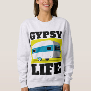 CAMISETAS VINTAGE CAMPER TRAILER GYPSY LIFE