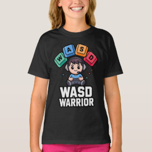 Camisetas WASD Warrior PC Gamer para Jogos