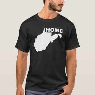 Camisetas West Virginia Casa Longe do Estado