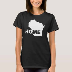 Camisetas Wisconsin Lar Longe do Estado
