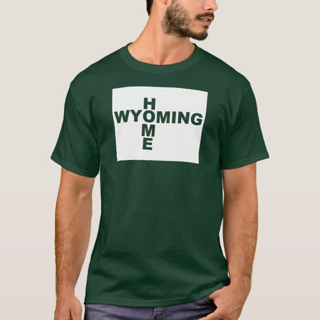 Camisetas Wyoming Casa Longe do Estado (Frente)